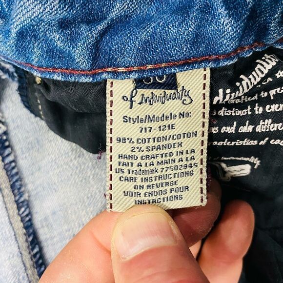 Cult of Individuality Bohemi Bootcut Distressed Jeans 30x30 EUC Stretch - Picture 9 of 12